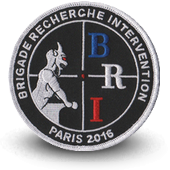 Embroidery patche BRI PARIS - BRIGADE ANTI-GANG  Police 