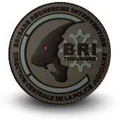 PVC patche BRI POLICE BRIGADE RECHERCHE INTERVENTION TOULOUSE