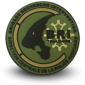 PVC patche BRI POLICE BRIGADE RECHERCHE INTERVENTION TOULOUSE