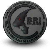 PVC Patche BRI POLICE BRIGADE RECHERCHE INTERVENTION ORLEANS