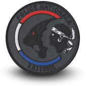 Embroidery patche BRI POLICE BRIGADE RECHERCHE INTERVENTION CORSE