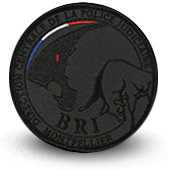 Embroidery patche BRI POLICE BRIGADE RECHERCHE INTERVENTION MONTPELLIER