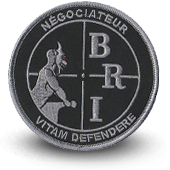 Embroidery patche BRI NEGOCIATEUR - BRIGADE ANTI-GANG Police 