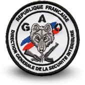 Embroidery patche DGSI GAO Groupe d'Appui Opérationnel