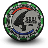 Embroidery patche Police DCPJ SCCJ COURSES ET JEUX