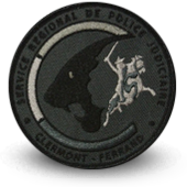 Embroidery patche Police DCPJ SRPJ CLERMONT-FERRAND
