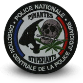 Embroidery patche Police DCPJ STUPS NANTES