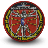 Ecusson brodé BRDP DRPJ PARIS