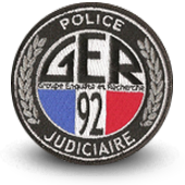 Embroidery patche Police SDPJ 92 GER