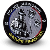 Police Embroidery patche SDPJ 92 groupe financier
