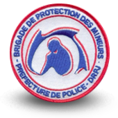 Ecusson brodé BRIGADES DE PROTECTION DES MINEURS DRPJ PARIS