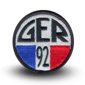Police Embroidery patche SDPJ 92 GER gilet tactique