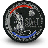 Embroidery patche CAT/DNRS SDAT POLICE DCPJ SOUS-DIRECTION ANTITERRORISTE