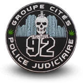PVC Patche Police SDPJ 92 GROUPE CITES