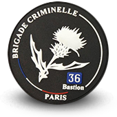 PVC Patche BRIGADE CRIMINELLE 36 BASTION