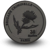 PVC Patche BRIGADE CRIMINELLE 36 BASTION