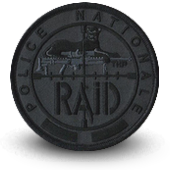 Embroidery patche RAID THP Police 