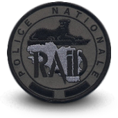 Embroidery patche RAID RENNES Police 