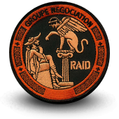 Embroidery patche RAID GROUPE NEGOCIATION Police 