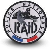 Embroidery patche RAID TIH Police 